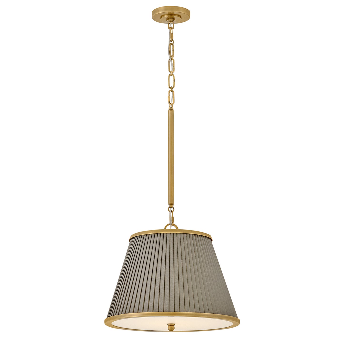 Arden LED Pendant in Heritage Brass