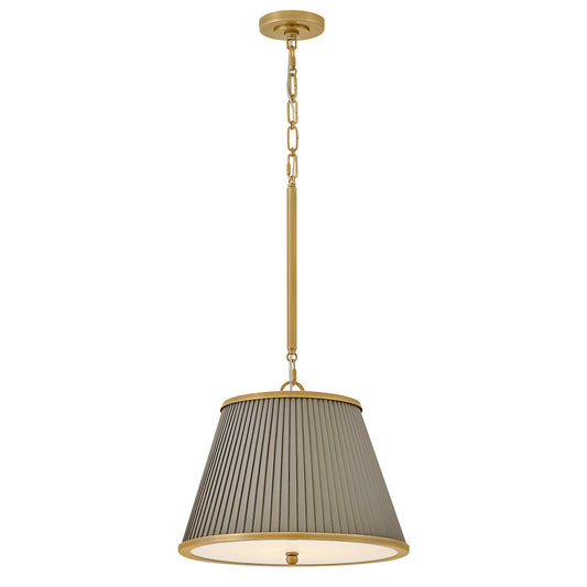 Arden LED Pendant in Heritage Brass