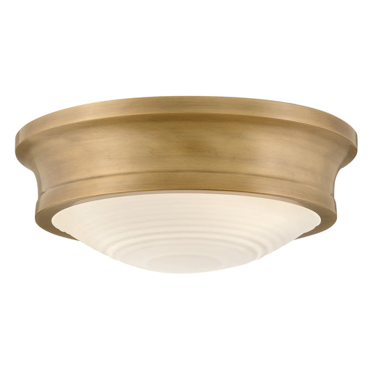 Ellis LED Flush Mount in Heritage Brass