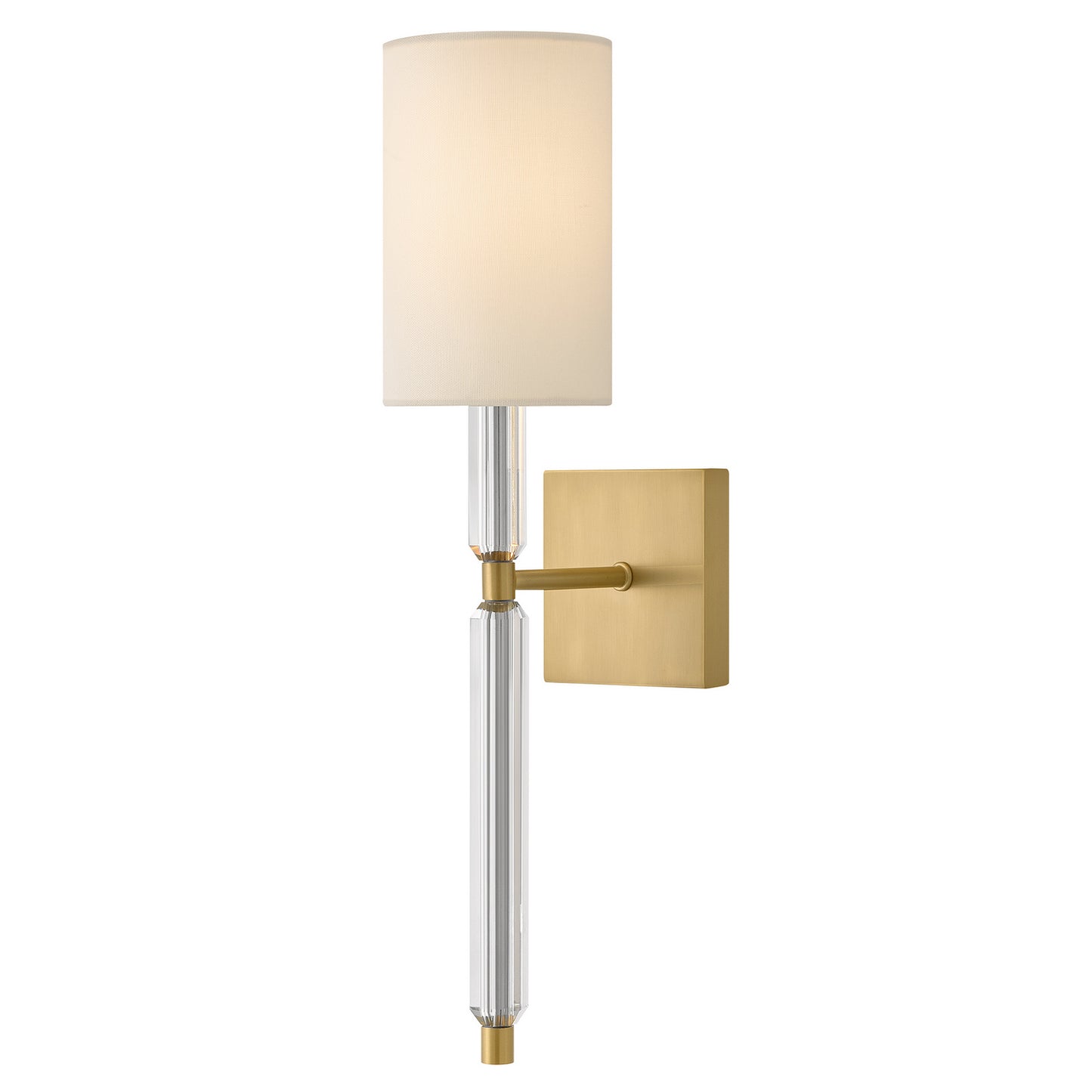 Anika LED Wall Sconce in Lacquered Brass