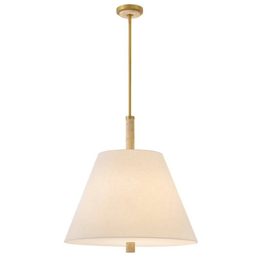 Bruna LED Chandelier in Lacquered Brass