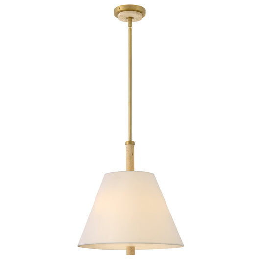 Bruna LED Pendant in Lacquered Brass