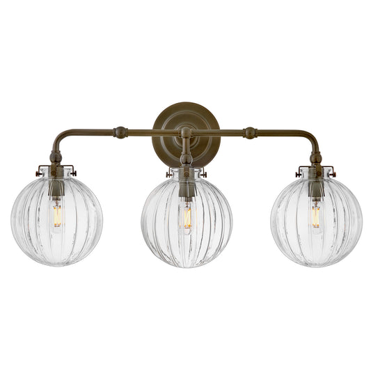Helene LED Vanity in Heritage Bronze