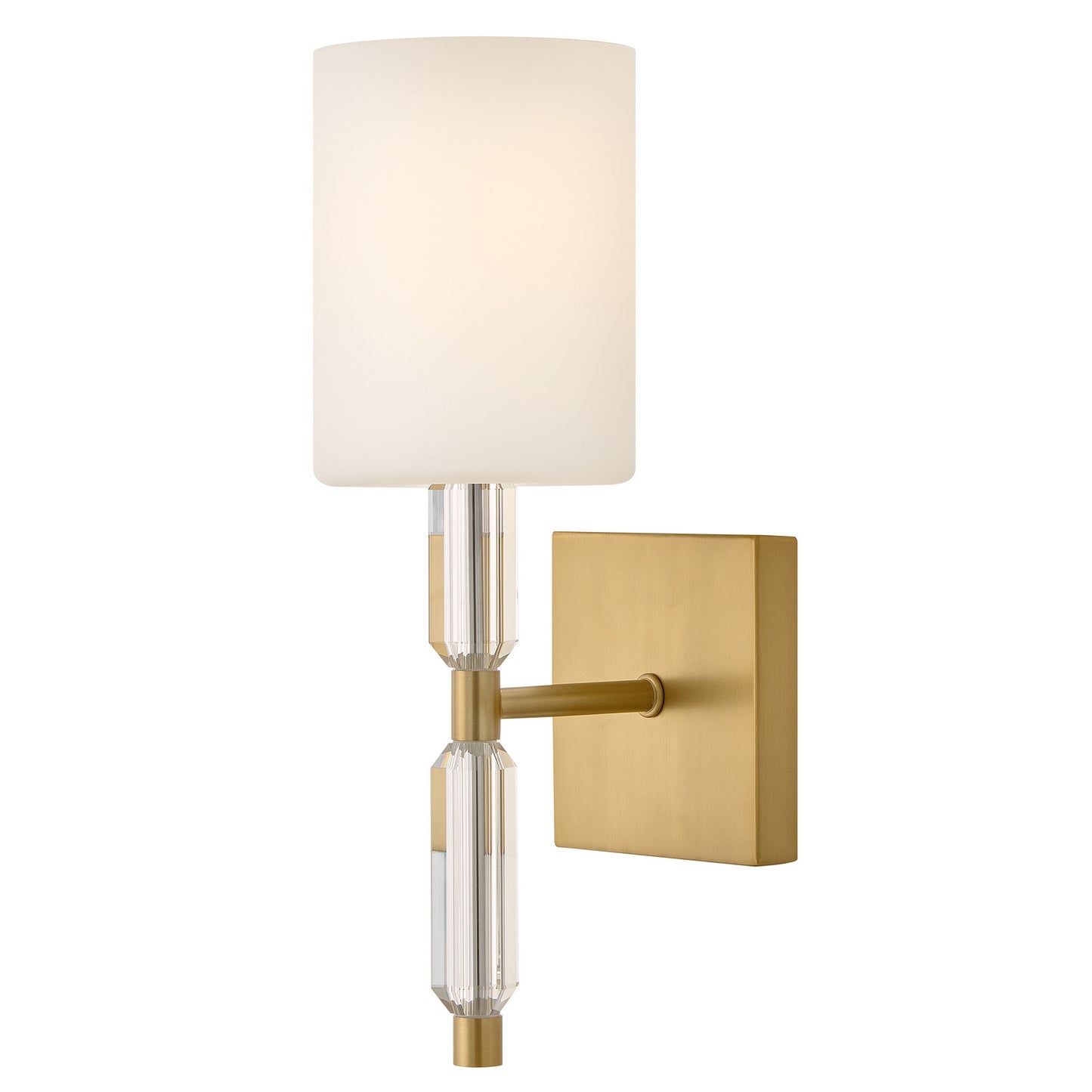 Anika LED Wall Sconce in Lacquered Brass