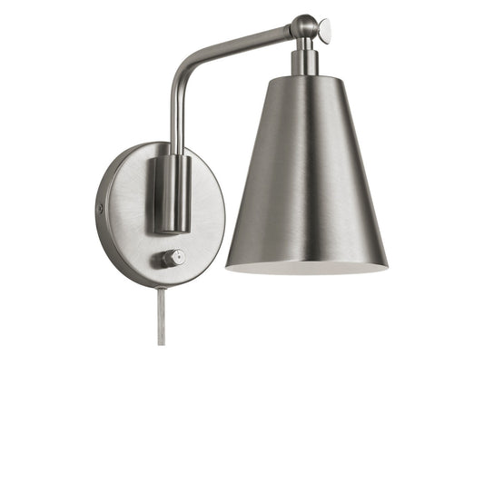 Drae One Light Wall Sconce in Brushed Nickel