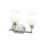 Reines Two Light Bath Vanity in Brushed Nickel