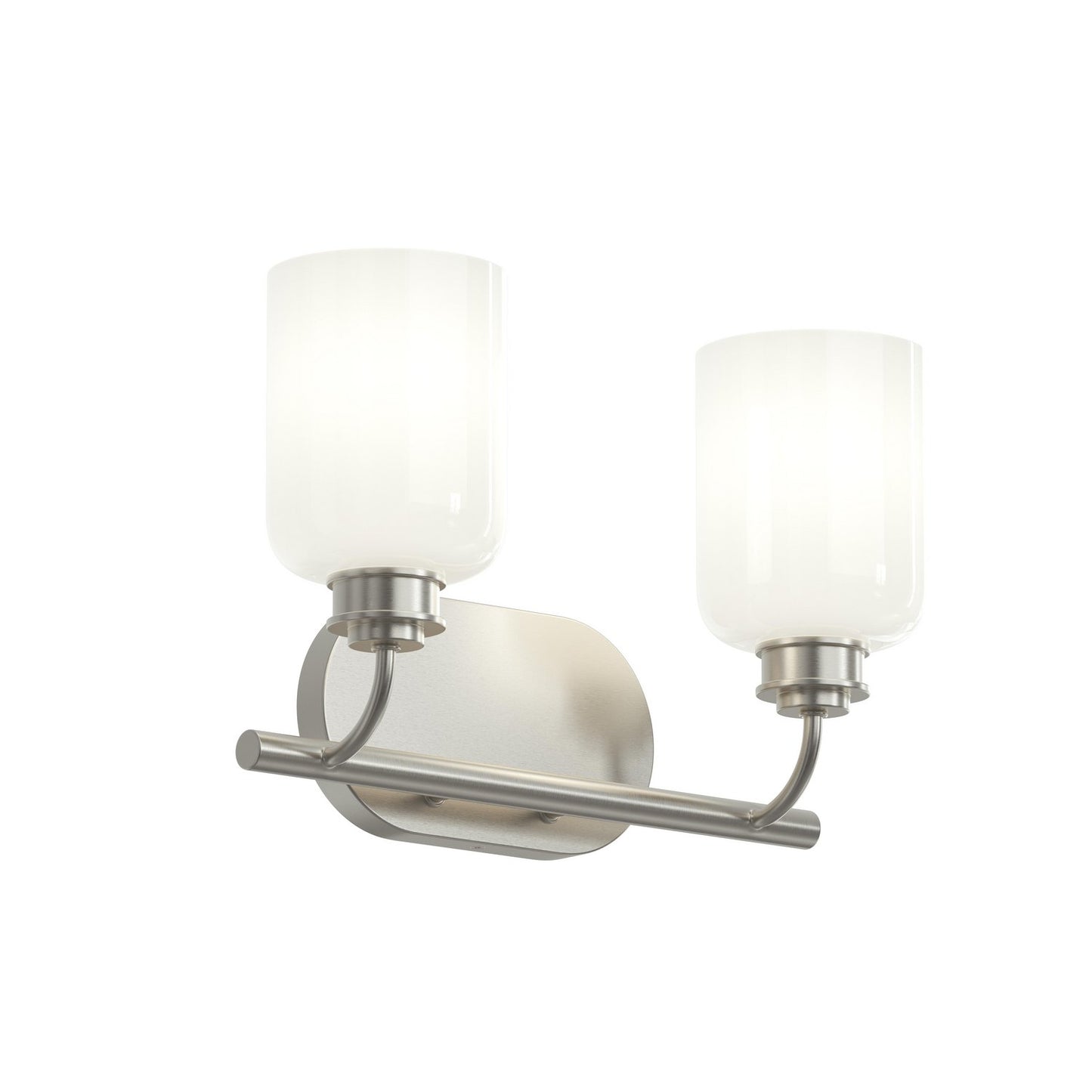 Reines Two Light Bath Vanity in Brushed Nickel