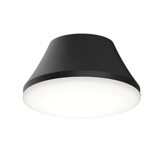 Avra Two Light Flush Mount in Matte Black
