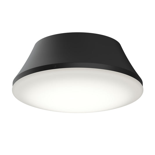 Avra Three Light Flush Mount in Matte Black