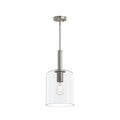 Reines One Light Pendant in Brushed Nickel