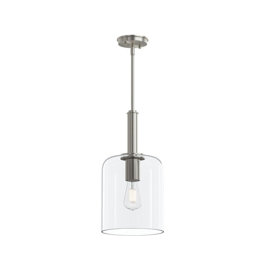 Reines One Light Pendant in Brushed Nickel
