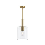 Reines One Light Pendant in Brushed Gold