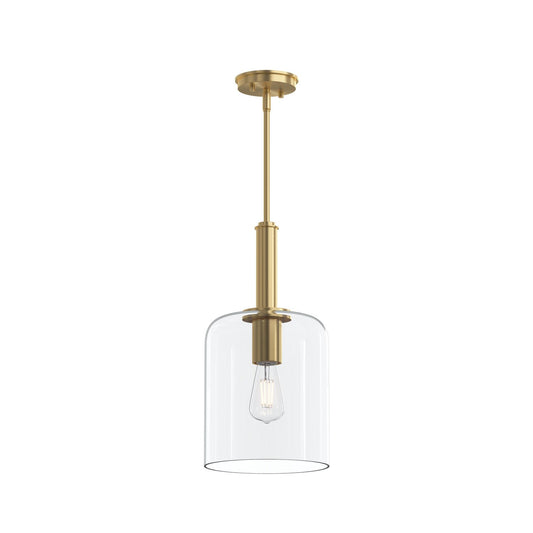 Reines One Light Pendant in Brushed Gold