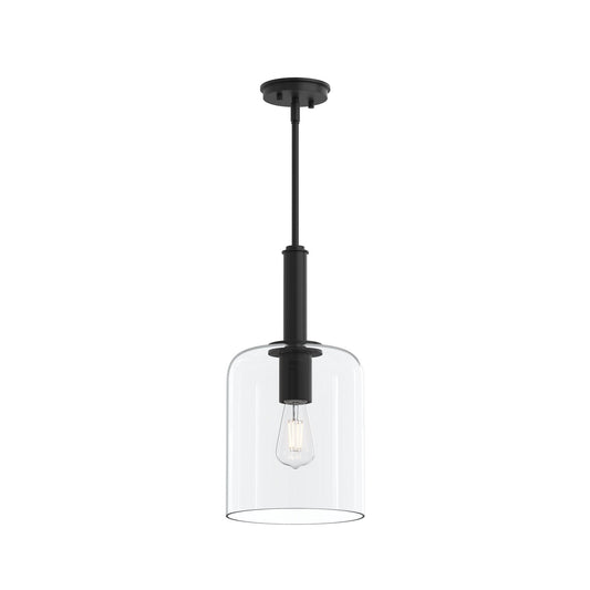 Reines One Light Pendant in Matte Black