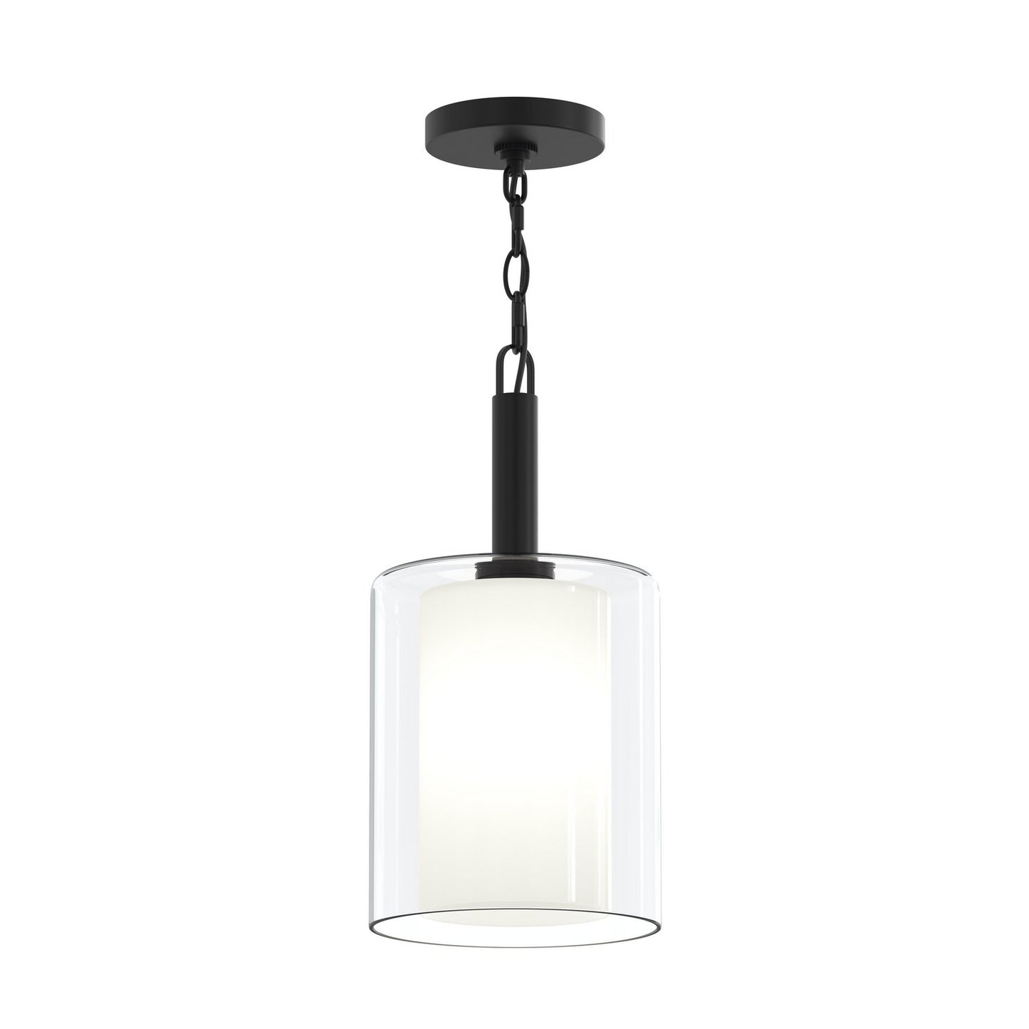 Mack One Light Pendant in Matte Black