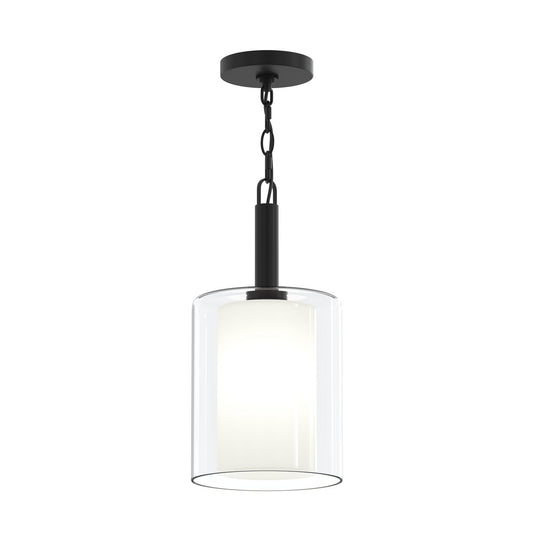 Mack One Light Pendant in Matte Black