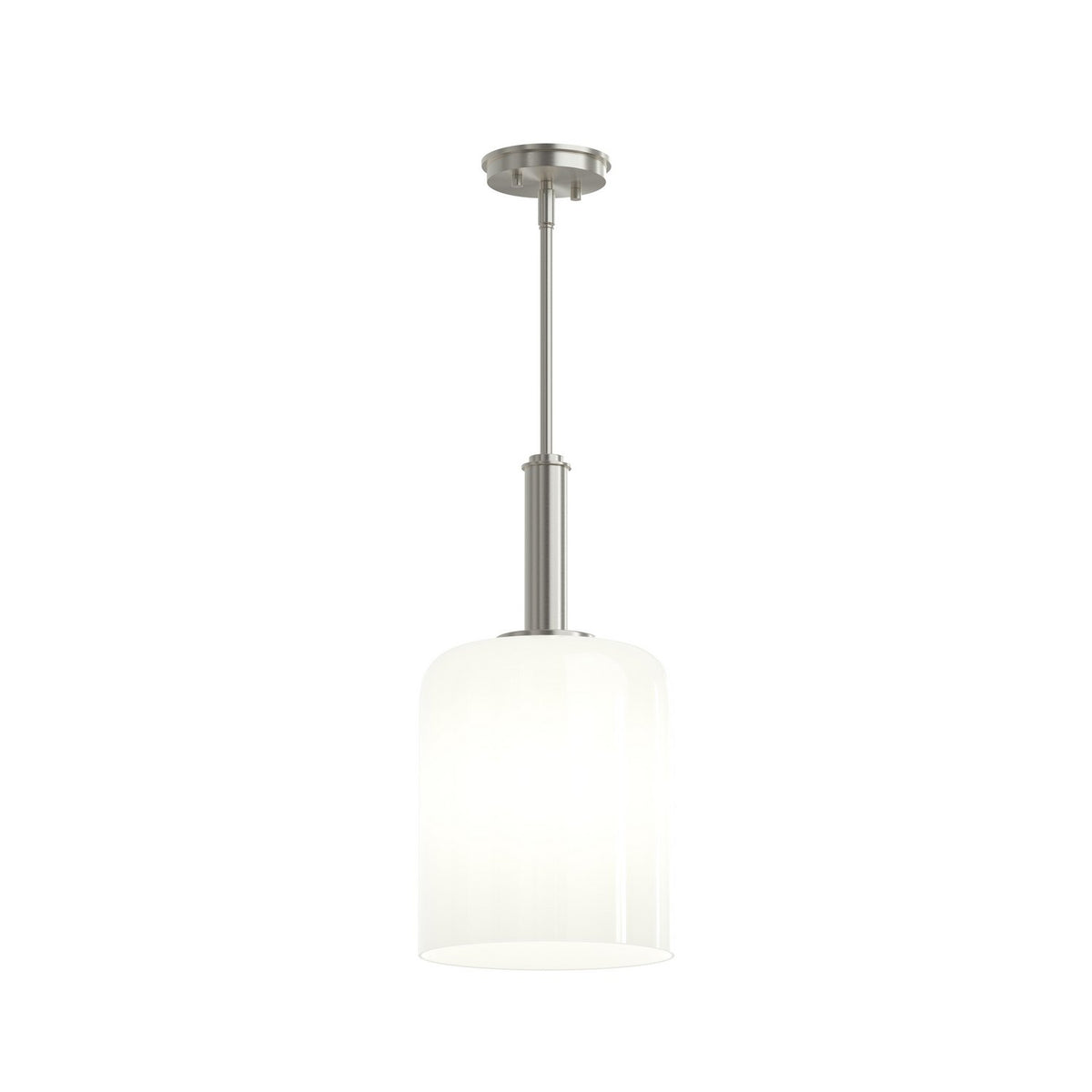 Reines One Light Pendant in Brushed Nickel