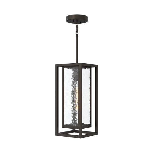 Shaw One Light Outdoor Pendant in Antique Bronze