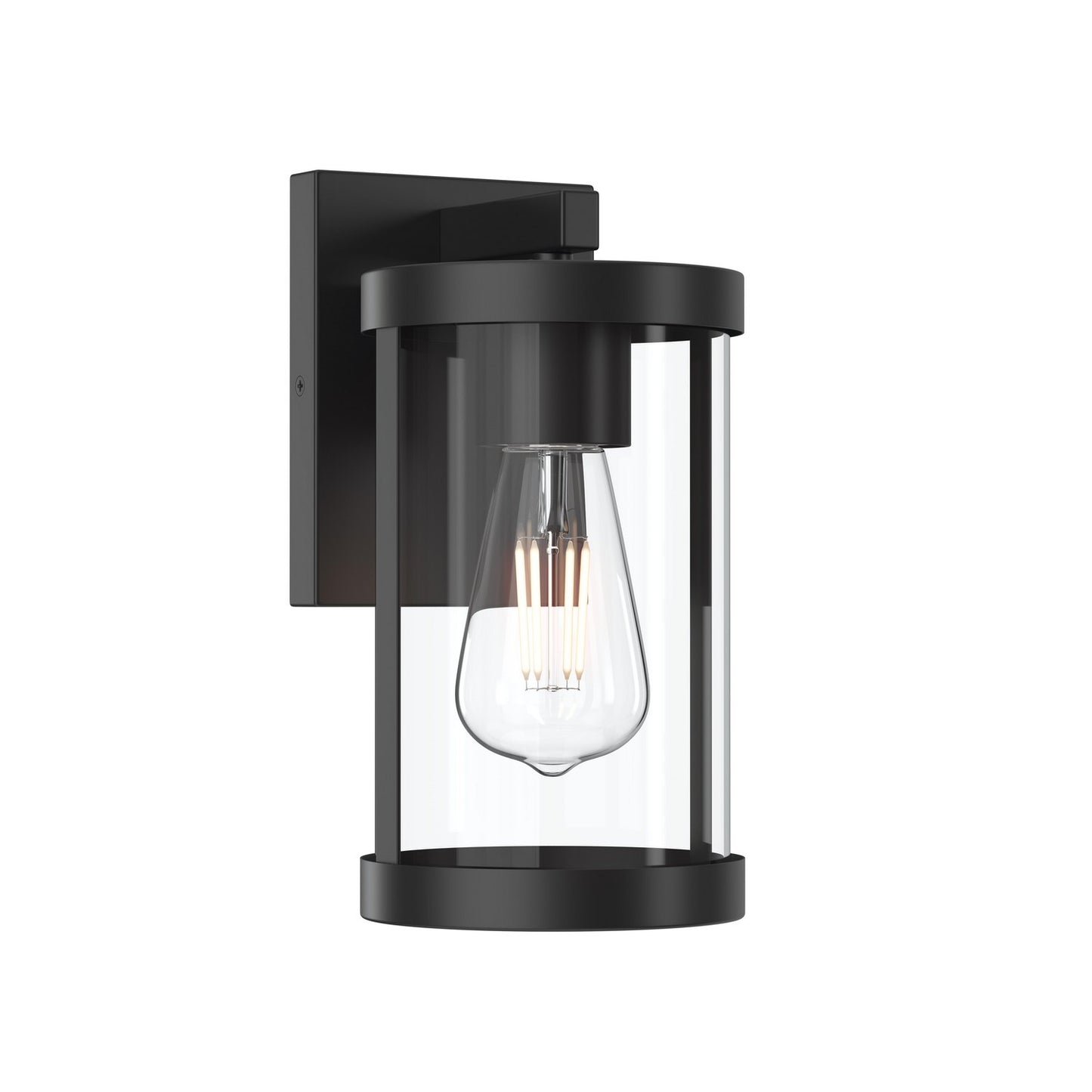 Kagen One Light Outdoor Wall Mount in Matte Black
