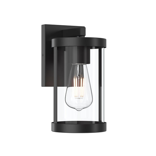 Kagen One Light Outdoor Wall Mount in Matte Black