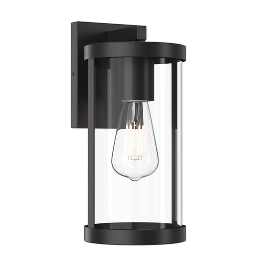Kagen One Light Outdoor Wall Mount in Matte Black