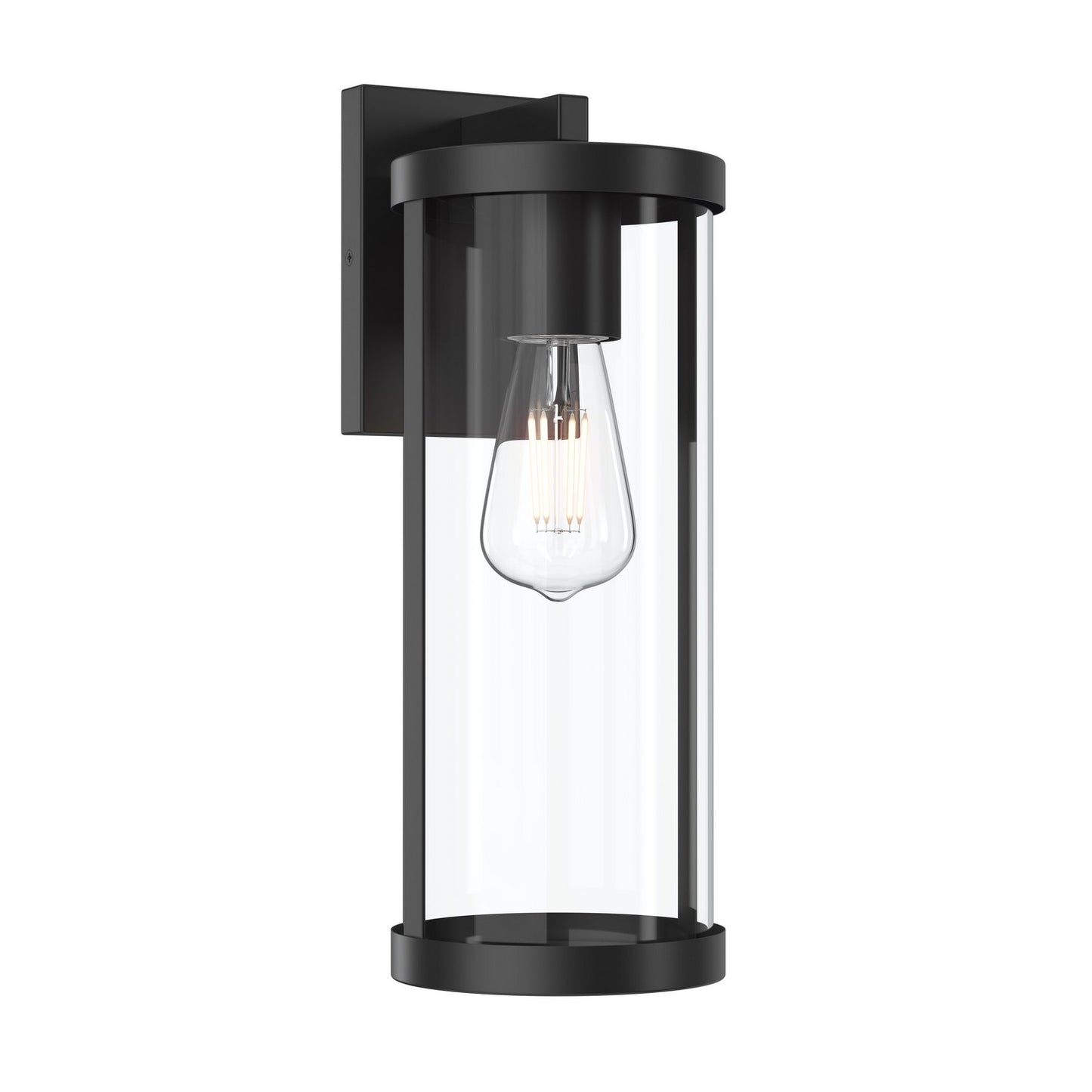 Kagen One Light Outdoor Wall Mount in Matte Black