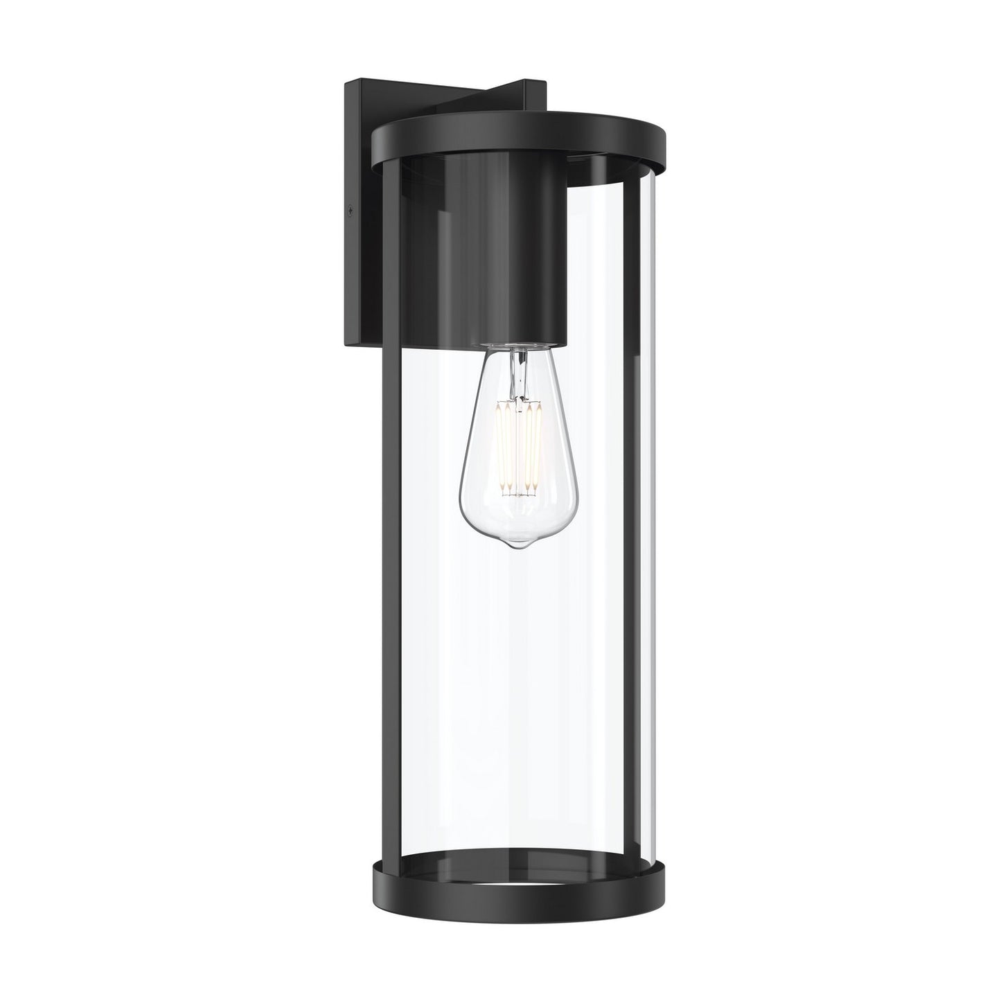 Kagen One Light Outdoor Wall Mount in Matte Black