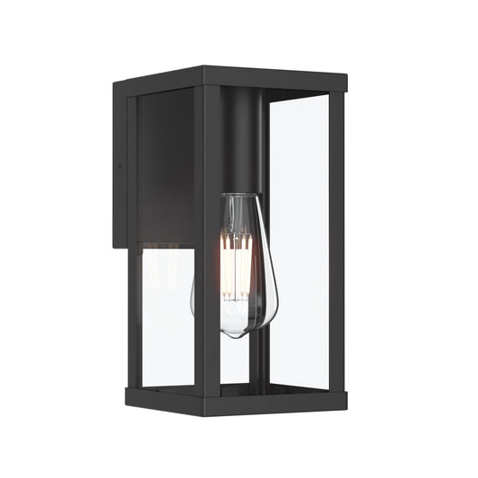 Ryle One Light Outdoor Wall Mount in Matte Black