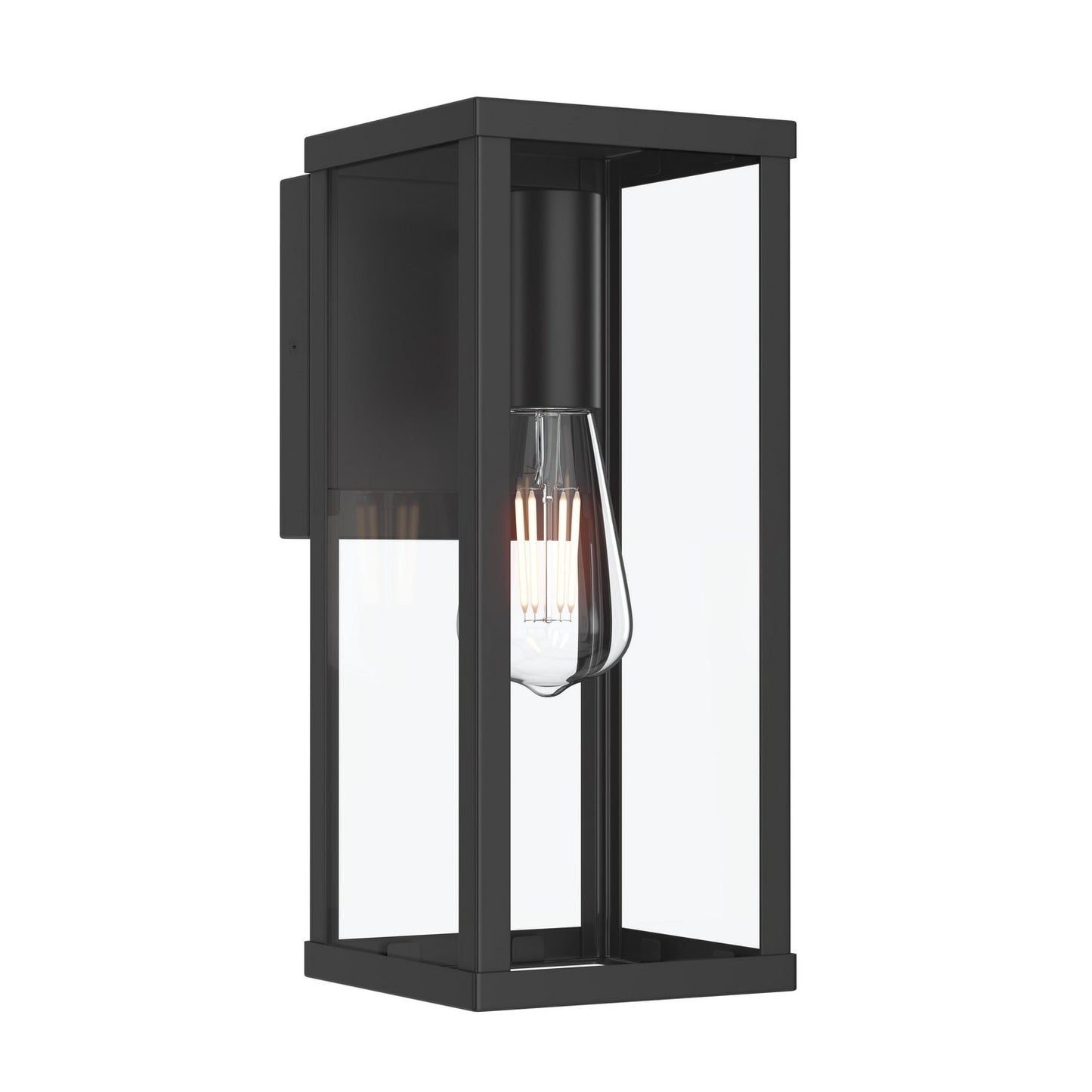 Ryle One Light Outdoor Wall Mount in Matte Black