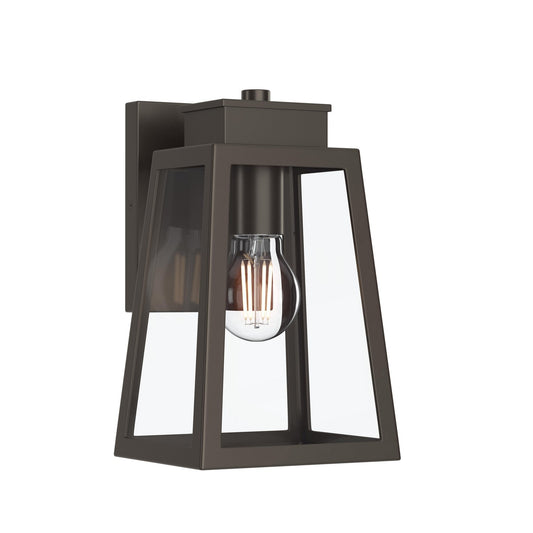 Hedry One Light Outdoor Wall Mount in Antique Bronze