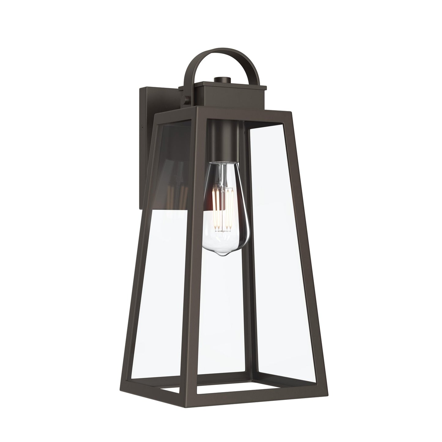 Hedry One Light Outdoor Wall Mount in Antique Bronze