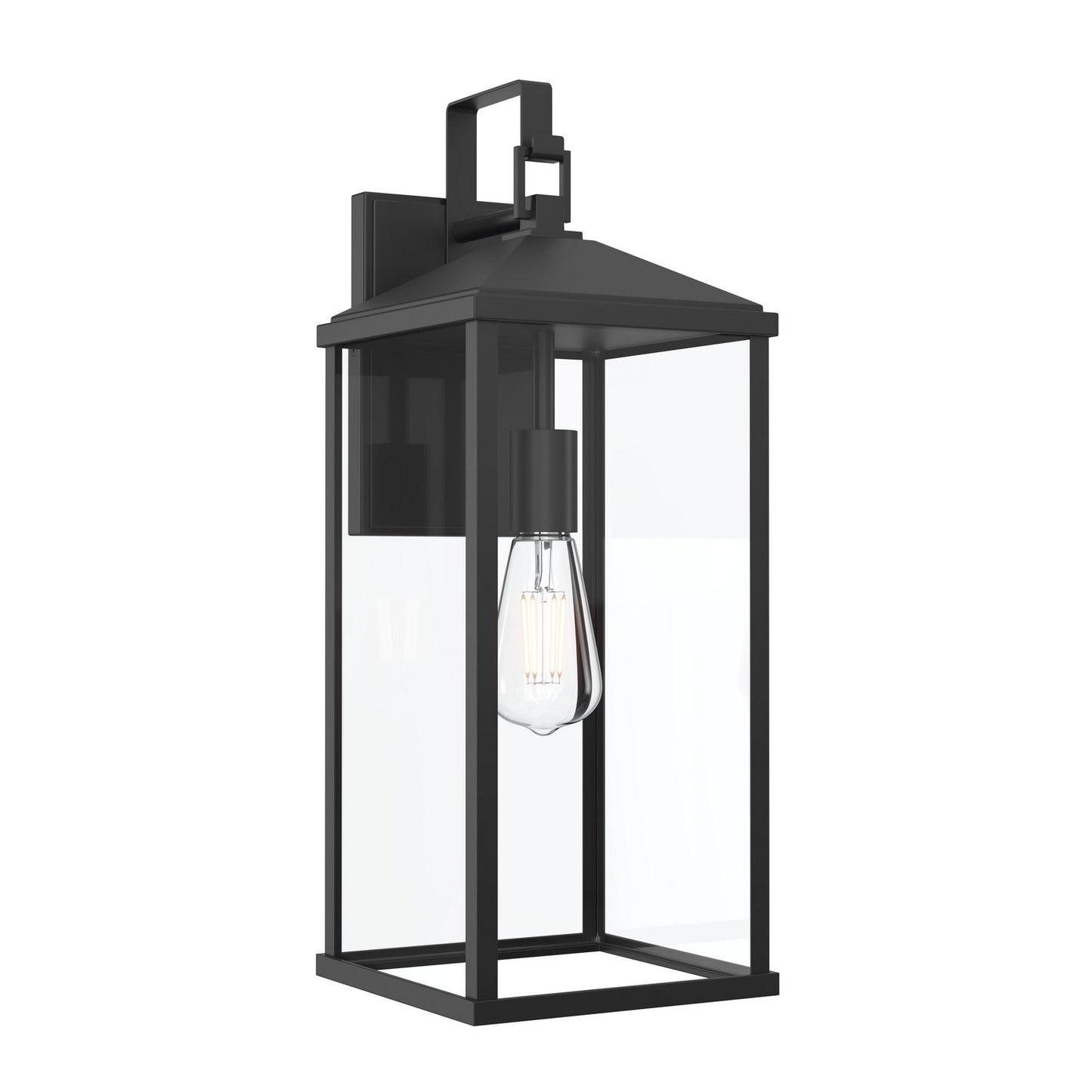Cantley One Light Outdoor Wall Mount in Matte Black