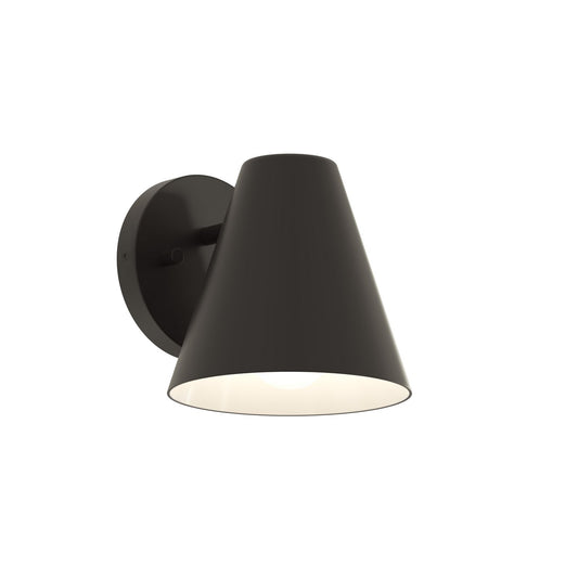 Mik One Light Outdoor Wall Mount in Antique Bronze