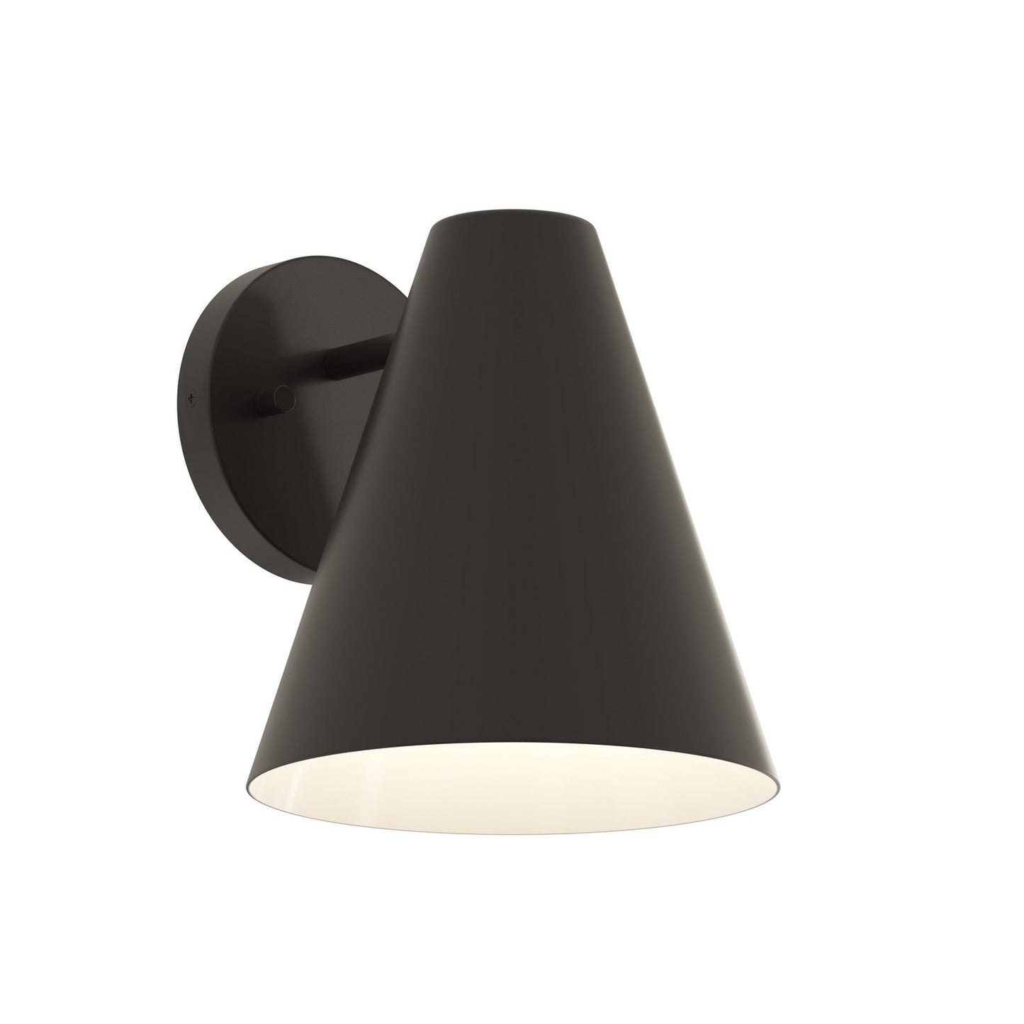 Mik One Light Outdoor Wall Mount in Antique Bronze
