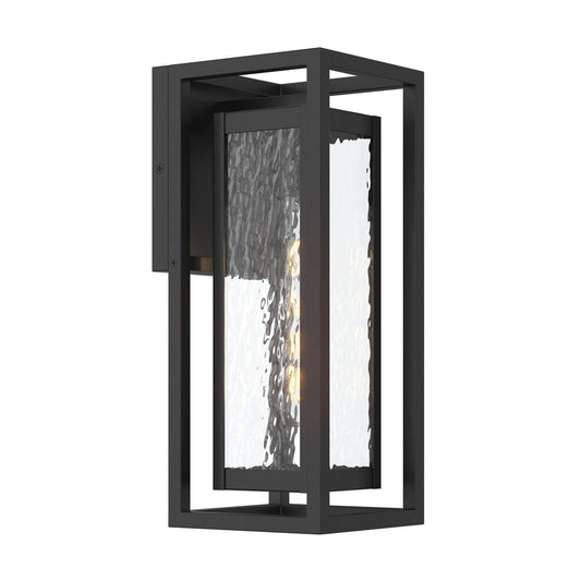 Shaw One Light Outdoor Wall Mount in Textured Black