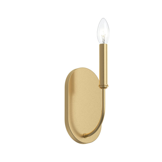 Reines One Light Wall Sconce in Brushed Gold