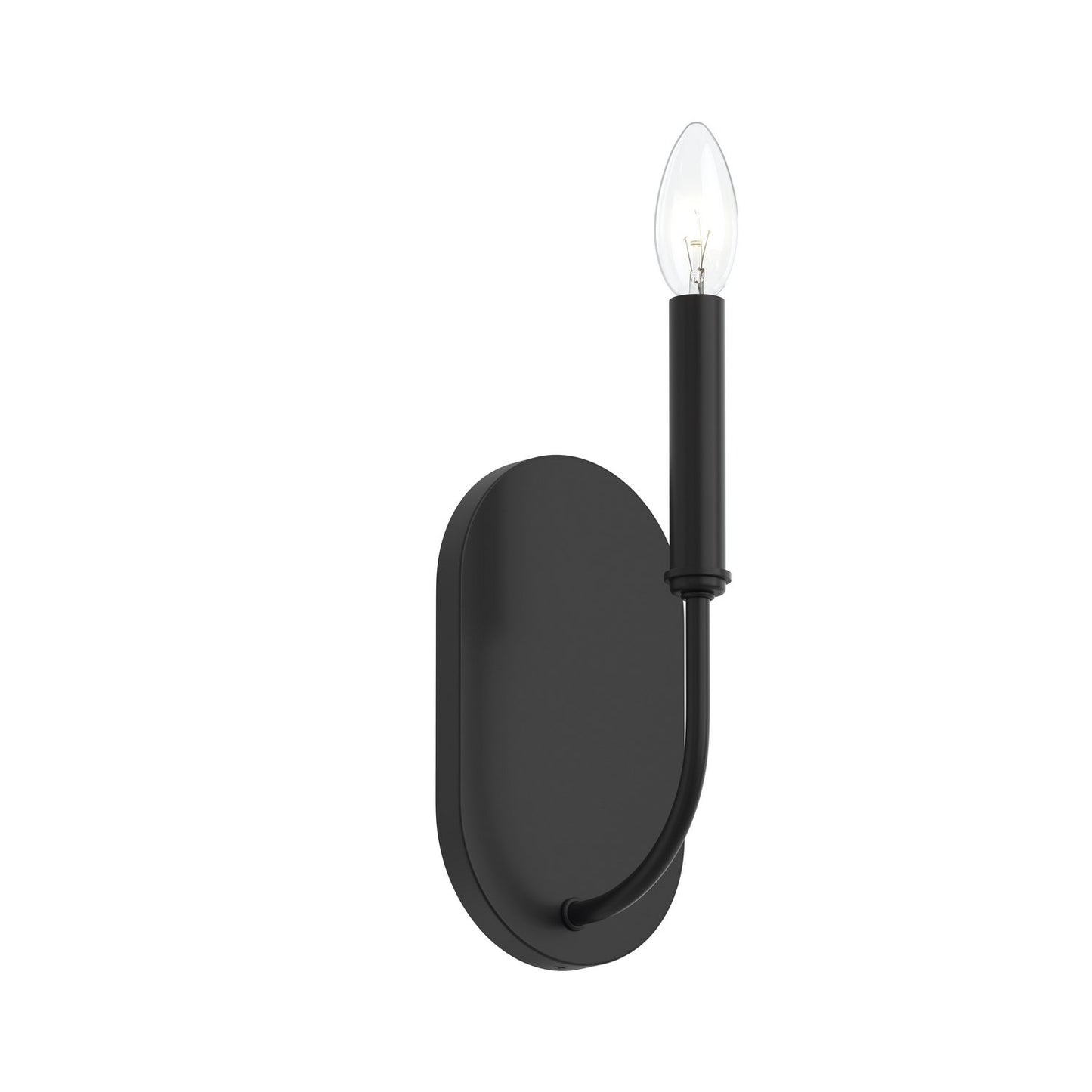 Reines One Light Wall Sconce in Matte Black