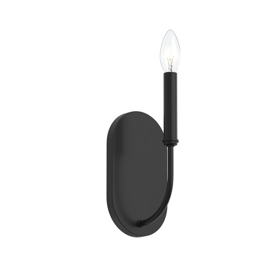Reines One Light Wall Sconce in Matte Black