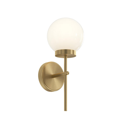 Rigsby One Light Wall Sconce in Brushed Gold