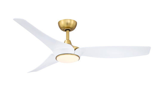 Lizza 56" Ceiling Fan in Brushed Satin Brass