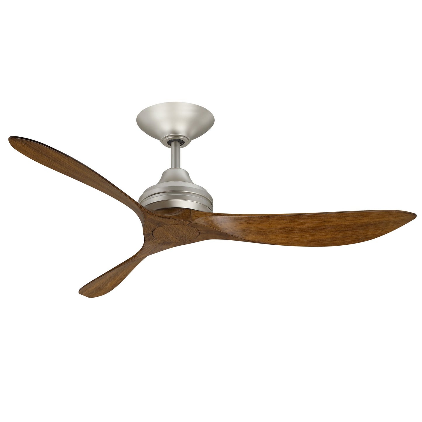 Aviara Coastal 52" Ceiling Fan in Brushed Nickel
