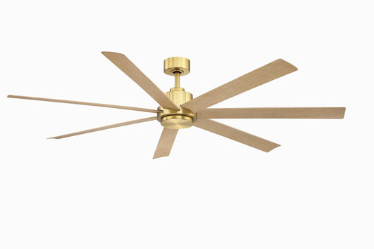 Pendry 72 72" Ceiling Fan in Brushed Satin Brass