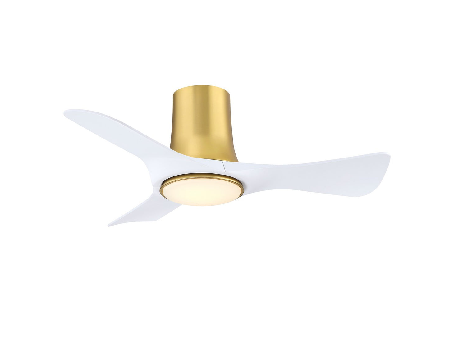 Corke 36 36" Ceiling Fan in Brushed Satin Brass