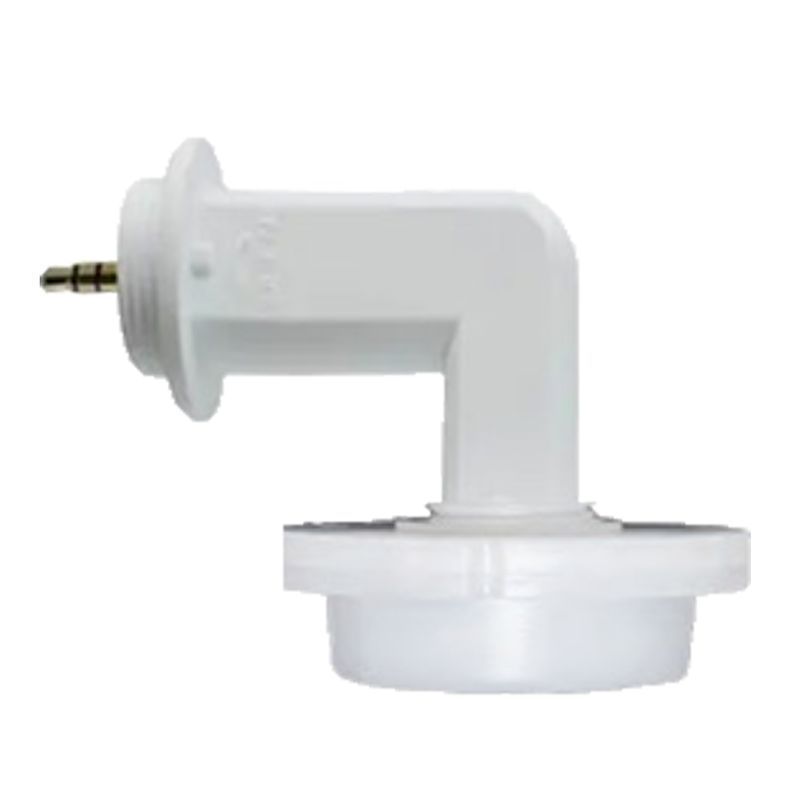 Swivel Arm For 3.5Mm Plug-In 1-Pin Audio-Jack Sensors in White