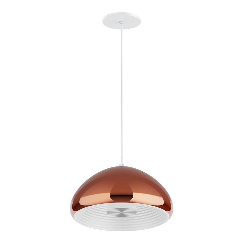 Pendant in Copper & White