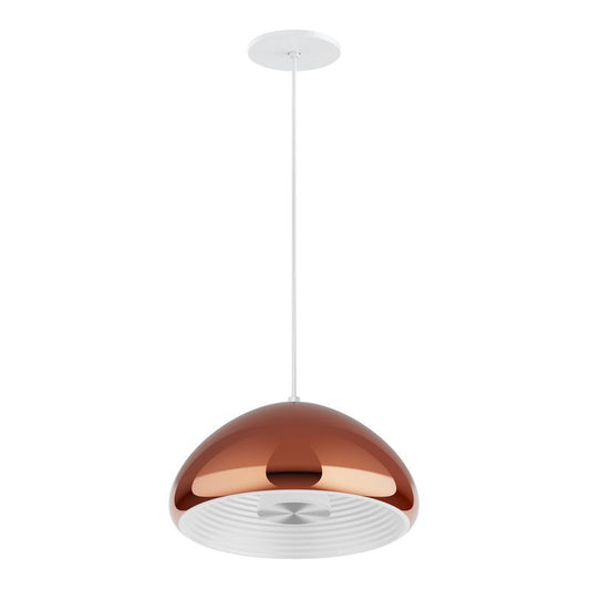 Pendant in Copper & White