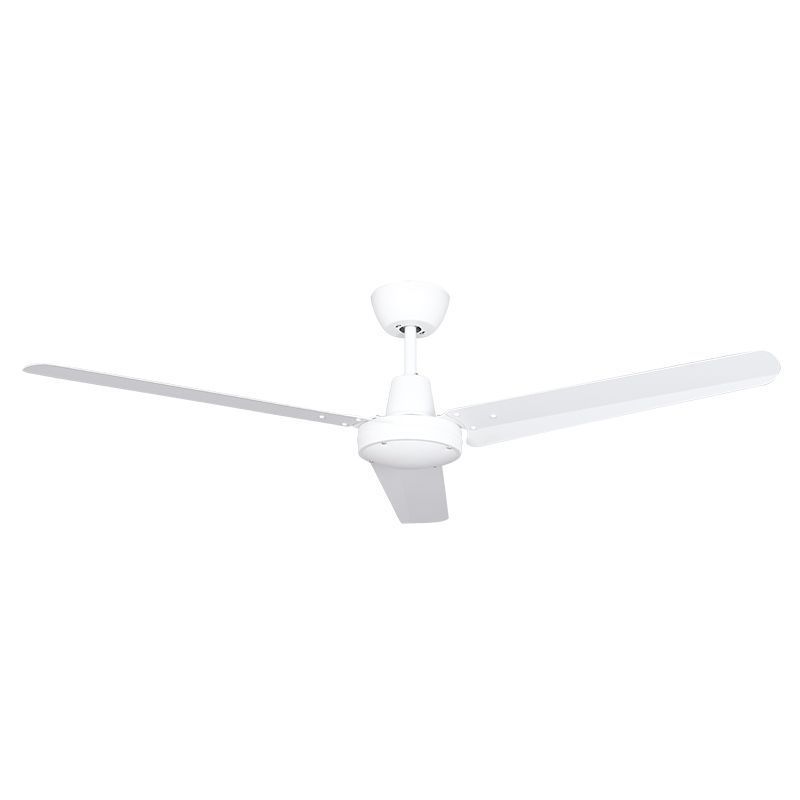 56" Ceiling Fan in Matte White Housing, Matte White