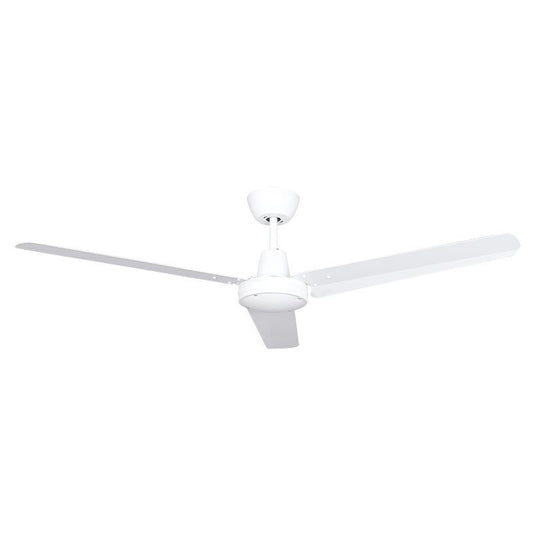 56" Ceiling Fan in Matte White Housing, Matte White