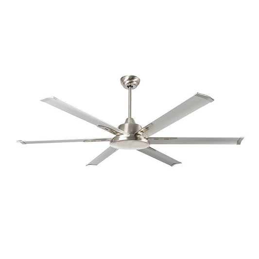 60" Ceiling Fan in Brush Nickel Housing,Aluminum
