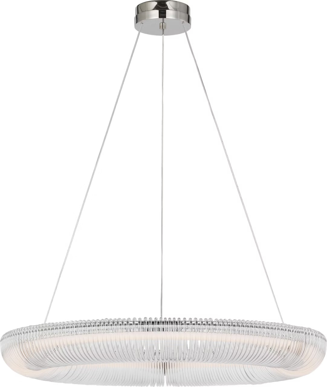 Pierce LED Chandelier in Polished Nickel